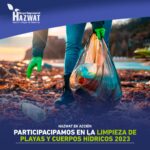 PARTICIPAMOS EN LA LIMPIEZA DE PLAYAS Y CUERPOS HÍDRICOS 2023