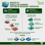 🌎 Reducir la huella de carbono también implica gestionar correctamente los desechos y residuos