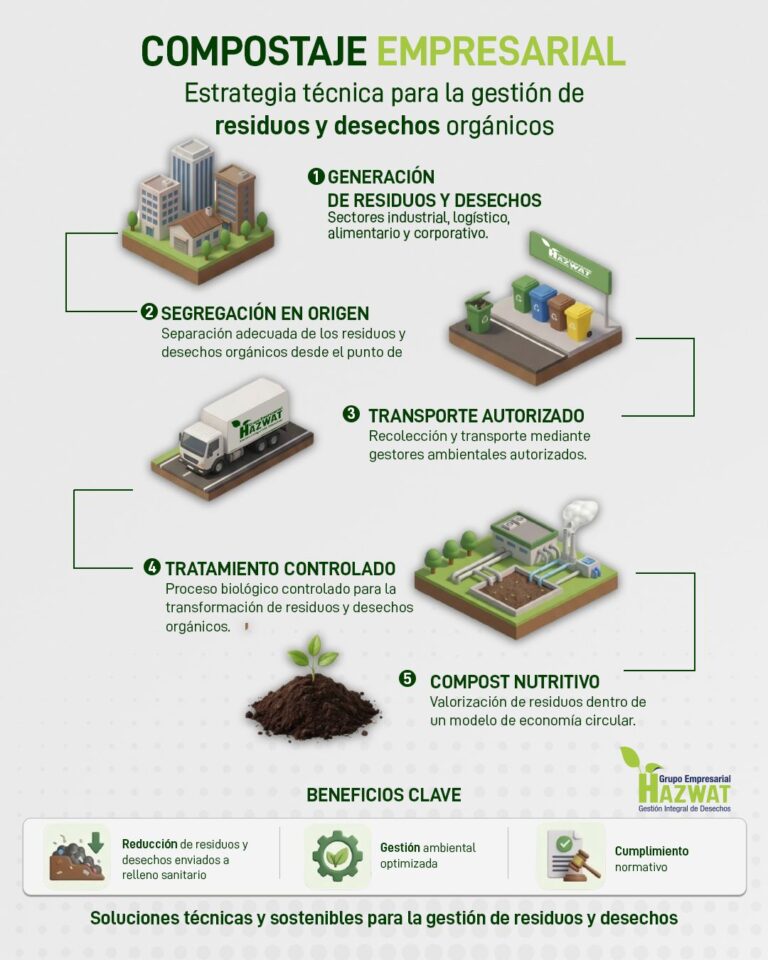 Compostaje empresarial: gestión eficiente de residuos orgánicos | HAZWAT